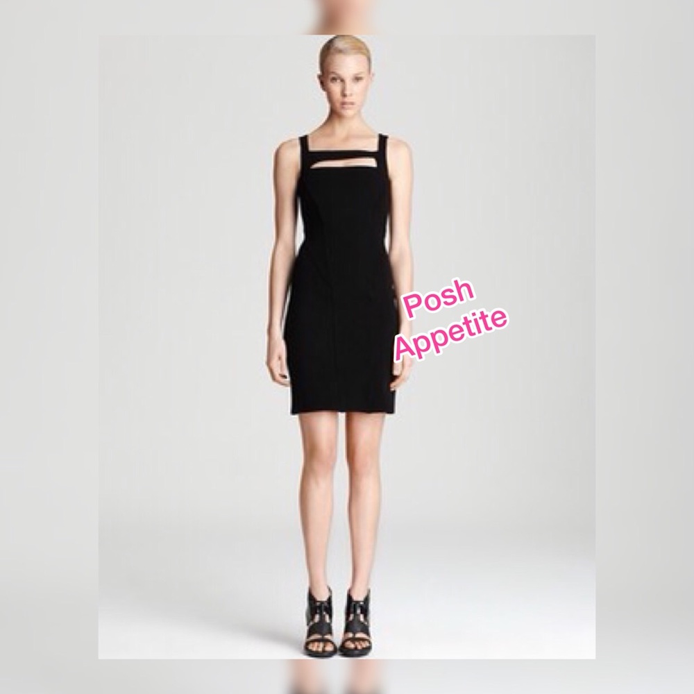 Helmut Lang “Gala” knit A-line dress